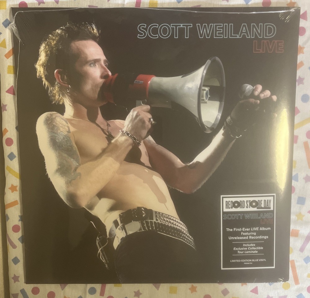 SCOTT WEILAND LIVE RECORD STORE DAY 2026 EXCLUSIVE BLUE VINYL LIMITED 2000 NEW