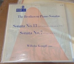 BEETHOVEN – 24/32 Piano Sonatas – KEMPFF / Decca Gold ’50s / 11 VG VG+ LPs