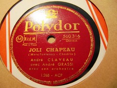 ANDRE CLAVEAU Prince de la Chanson Y AVAIT TOI Joli Chapeau Andre Grassi POLYDOR
