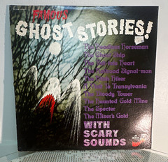 Wade Denning Famous Ghost Stories! With Scary Sounds LP Vinyl Stereo SPC-5146
