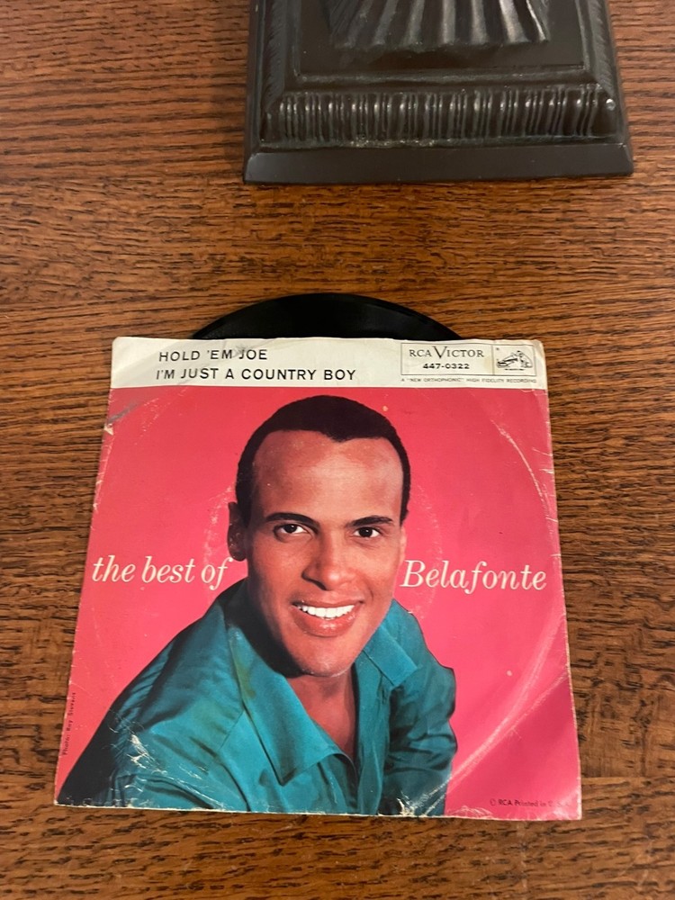 Harry Belafonte Hold ‘Em Joe 45 RPM RCA Victor 447-0322 Picture Sleeve