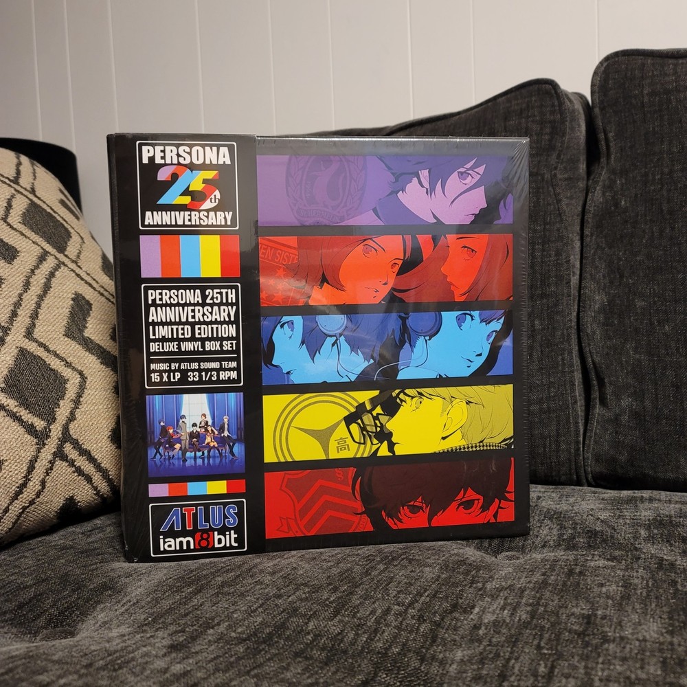 Persona 25th Anniversary Deluxe Vinyl Record Box Set 15xLP VGM Atlus iam8bit NEW