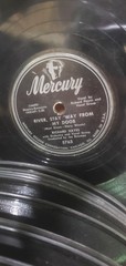 Vintage 10″ 78 RPM Record Lot with Storage Case 1940s 1950s Swing Pop Jazz