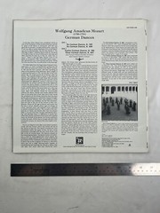 WOLFGANG AMADEUS MOZART LP GERMAN DANCES MHS 4289 NM