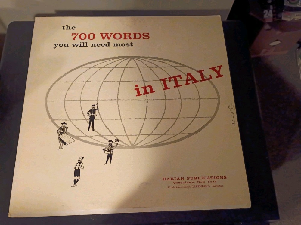 The 700 Words You Will Need Most In Italy, Vinyl Lp Tested Harian Publications