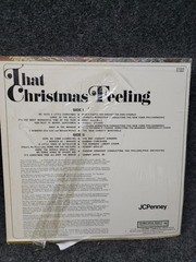Vintage That Christmas Feeling 12″ Black Vinyl LP 1973 Columbia Xmas Holiday
