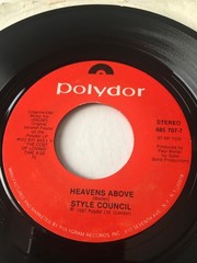 STYLE COUNCIL – HEAVEN ABOVE – IT DIDN’T MATTER – POLYDOR 885 707-7 – 45 – 1987