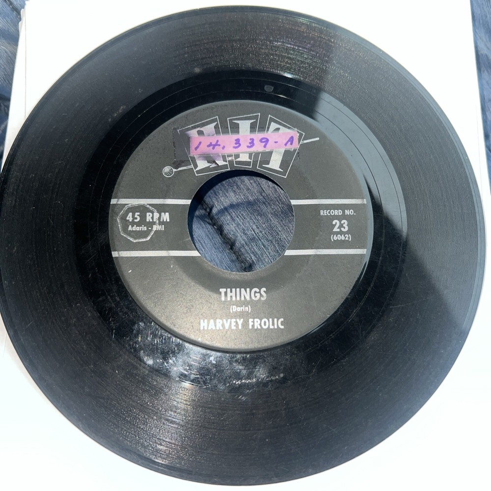 HARVEY FROLIC & CONNIE LANDERS Things/Heart In Hand 45 7″ POP Record Vinyl HIT