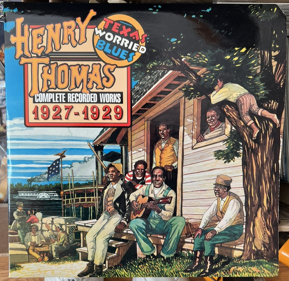 Texas Worried Blues by Henry Thomas (Vinyl, 1989, 2 Records, Yazoo)