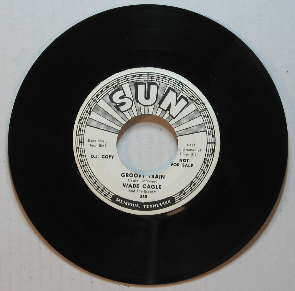 WADE CAGLE / GROOVY TRAIN / HIGHLAND ROCK / ORIGINAL SUN 360 / PROMO / NEAR MINT