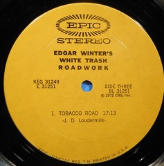 EDGAR WINTER’S WHITE TRASH ROADWORK 2X LP 1972 ORIGINAL NICE CONDITION! VG/VG!!