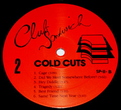 Paul McCartney-Cold Cuts LP (1987, Club Sandwich SP-11) VG+/VG
