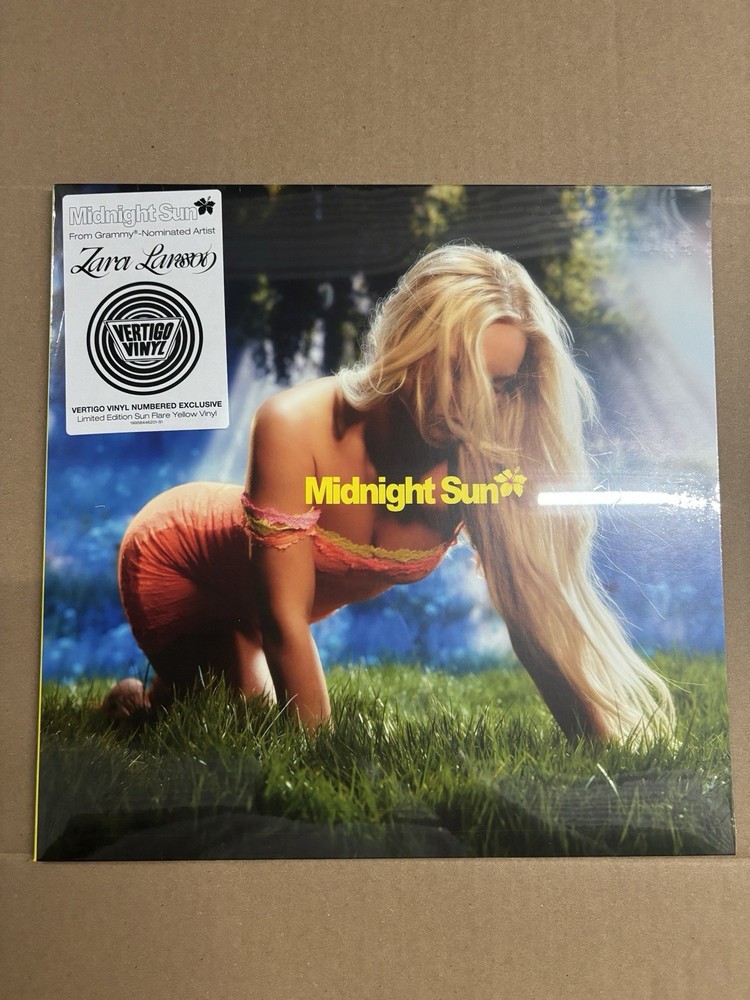 Zara Larsson Midnight Sun Sun Flare Yellow Colored Limited Edition Vinyl LE3000