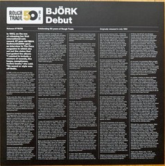 Bjork Debut Rough Trade 50th Anniversary Silver Colored Vinyl NEW and SEALED
