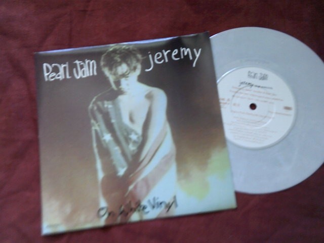 PEARL JAM Jeremy 7″ White 1990s INDIE EX
