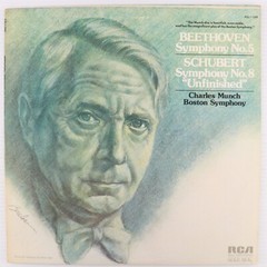 Beethoven, Schubert, Munchl – Symphony No. 5, 8 – 197 Stereo LP Record AGL1-1268