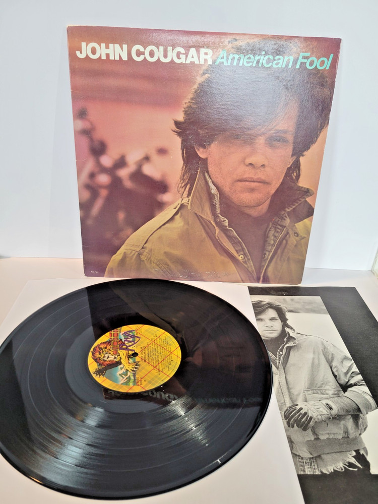 John Cougar Mellencamp American Fool 1982 Riva Sterling NM LP vinyl record