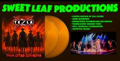 TESLA Twin Cities Cowboys 2 LP Orange Vinyl Live MN 2/22/2008 NEW Sealed UFO