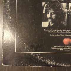 Beatles Let It Be Vinyl Record AR 34001 1970 Red Apple Label