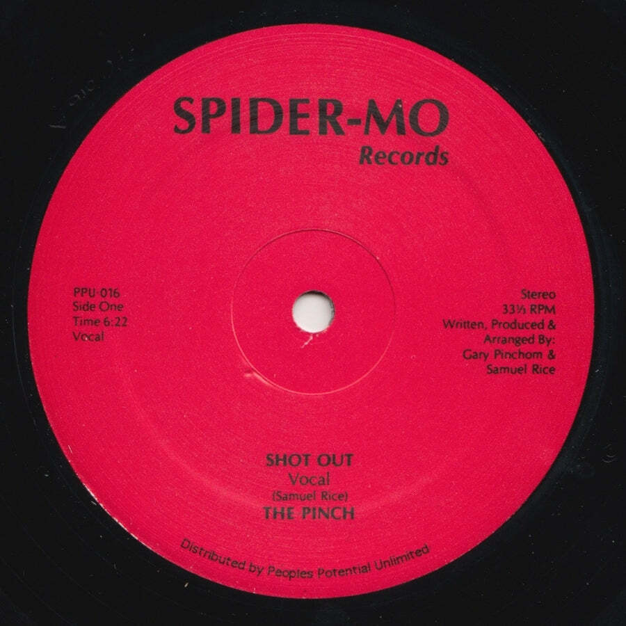 The Pinch “Shot Out” PRIVATE PRESS VOCODER BOOGIE FUNK 12″