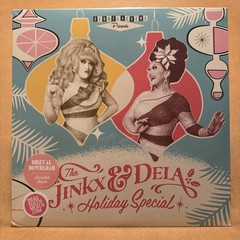 Jinkx & Dela Holiday Special Pink Marbled Vinyl LP Jinkx Monsoon NEW Drag Race