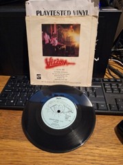 VISION LUCIFERS FRIEND / CRAZY GIRL VG+ NEW WAVE SYNTH POP MVM RECORDS VINYL 45