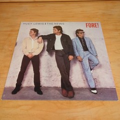 Vintage 1986 Huey Lewis & The News Fore! vinyl record album. – TESTED