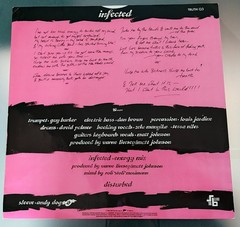 THE THE INFECTED 12″ RARE ORIGINAL CENSORED COVER TRUTH Q3 ORIGINAL- ONLY COVER