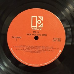 MC5 Kick Out the Jams 1978 Elektra Canada EKS74042 Proto-Punk Garage Rock EX/EX
