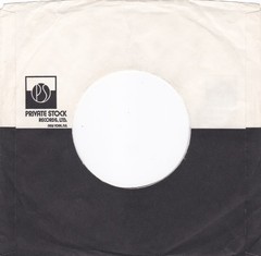 Mixed Lot of 3 70’S PRIVATE STOCK LABEL 7″ 45RPM Original Record Company Sleeves