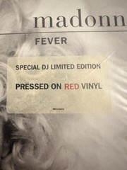 MADONNA FEVER 2 x 12” RED VINYL PROMO LP RECORD SPECIAL DJ LIMITED EDT US 1993