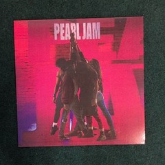 Pearl Jam Ten 12″ Vinyl LP 33 RPM Epic Rock Black Cardboard Sleeve
