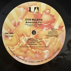 Don McLean American Pie Vinyl LP UA UAS-5535 1st Edition