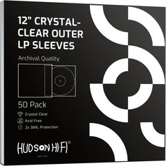 Hudson Hi-Fi Anti-Static Vinyl Record Inner Sleeves-Protective Sleeve 50 & 100