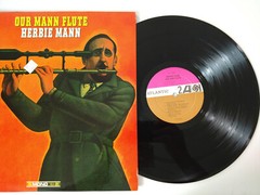 HERBIE MANN LP OUR MANN FLUTE 1966 ATLANTIC AT 1464 MONO PINK / BROWN LABELS