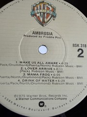 Ambrosia LP Warner Bros BSK 3181 Classic Rock Vinyl Record VG Tested 1975