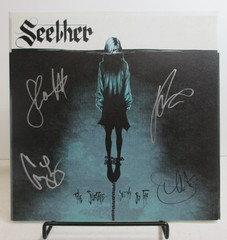 12×12″ SIGNED Poster “The Surface Seems So Far” LP SEETHER Limited LIGHT BLUE