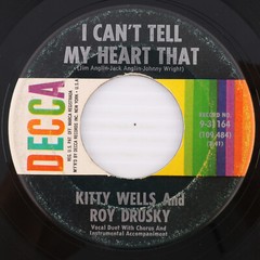 Kitty Wells And Roy Drusky – I Can’t Tell My Heart That – 45 rpm Record 9-31164