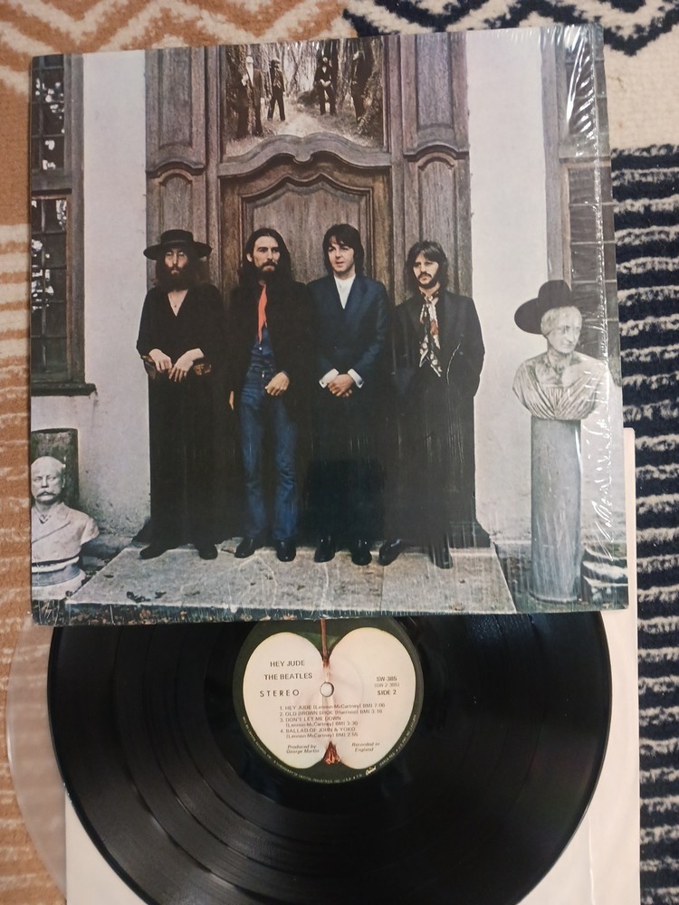 The Beatles * Hey Jude * SW 385 * Capitol Logo * MEGA RARE * SHRINK * EXCELLENT