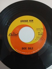 DICK DALE: wild, wild mustang / grudge run CAPITOL 45 RPM Excellent (EX)