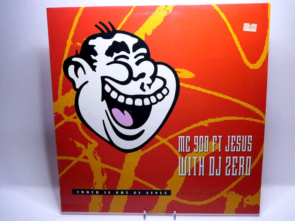 MC 900 Ft Jesus With DJ Zero ‎– Truth Is Out Of Style / EUROPE 1990 12″ EX+/ VG+