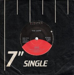 Cars – Drive (Elektra 1984) 7″ Single BLACK/RED LABEL