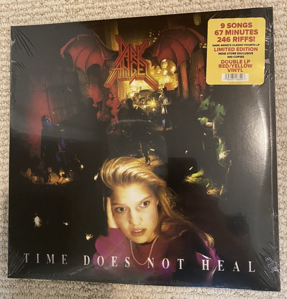 DARK ANGEL Time Does Not Heal RED/YELLOW VINYL Only 300 Made SUPER RARE NEW