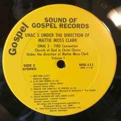 U.N.A.C.-5/C.O.G.I.C., Mattie Moss Clark – Live! U.N.A.C.-5 Miami Beach 1980 Vol