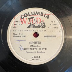 78RPM Quintetto Scotti 10″ Columbia 12431-F PROMO (Polka)