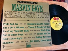 MARVIN GAYE LP GREATEST HITS 1965 STEREO PRESSING VG++ DG MOTOWN PRIDE & JOY