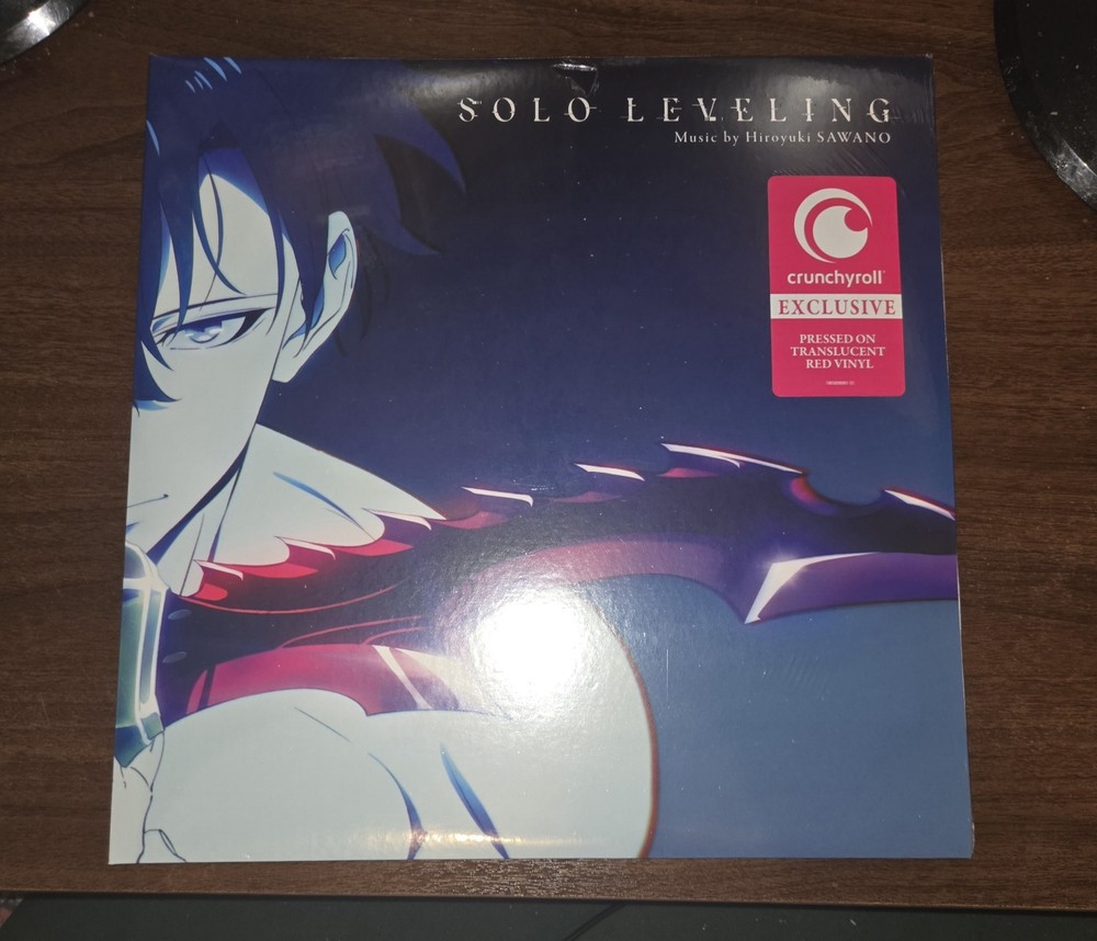Solo Leveling Anime Original Vinyl Record Soundtrack 2 x LP Red On Hand