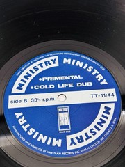 Ministry Cold Life 12” Vinyl Record 1985 Synth Pop Industrial Album VG Condition