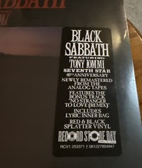 BLACK SABBATH – SEVENTH STAR Tony Iommi SPLATTER RSD 2026. Incredibly Rare LOOK
