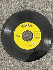 Frosty The Snowman Peter Pan Records Sunshine Series 45rpm EP 3 Songs 60s Vtg